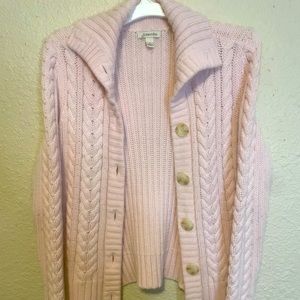 Light pink button down St. John’s bay sweater